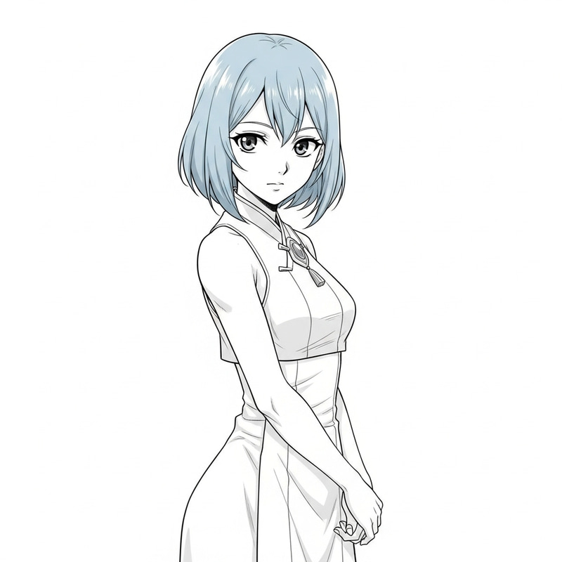 Ayaka - Genshin Impact Character in Korean Manhwa Style Ayaka - Genshin Impact Character in Korean Manhwa Style