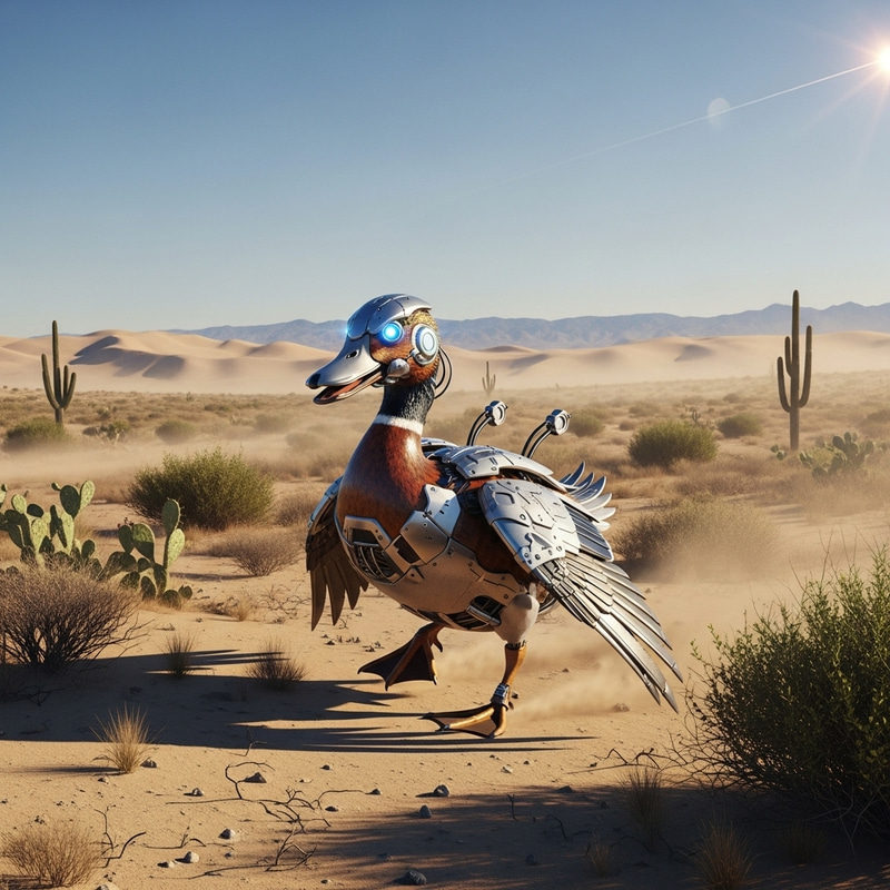 Cyborg Duck in the Desert - Resilience in a Fusion of Nature and Technology Cyborg Duck in the Desert - Resilience in a Fusion of Nature and Technology