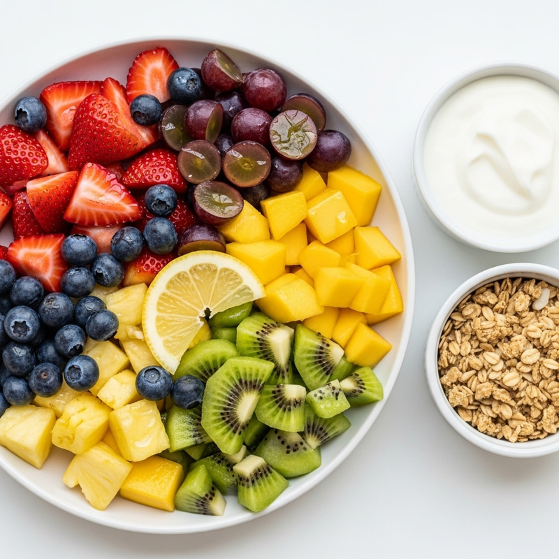 Fresh Fruit Salad Recipe with Strawberries, Blueberries, Grapes, and More Fresh Fruit Salad Recipe with Strawberries, Blueberries, Grapes, and More