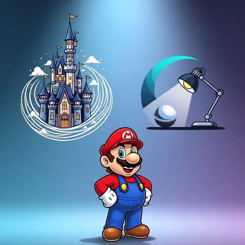 Super Mario Meets Disney & Pixar Magic Super Mario Meets Disney & Pixar Magic