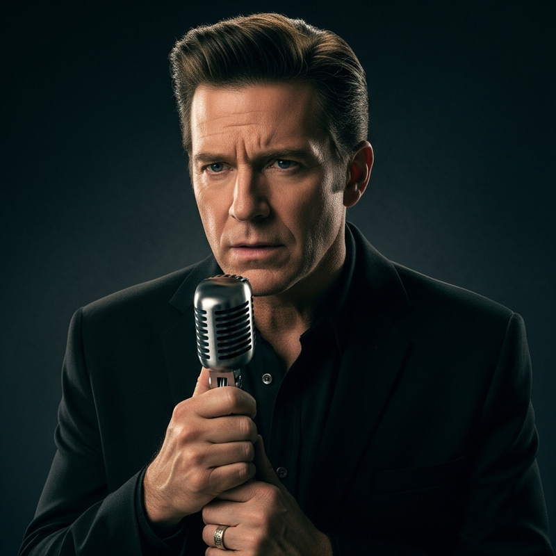 David Disher as Johnny Cash in My Father And The Man In Black - Musical Biographical Film