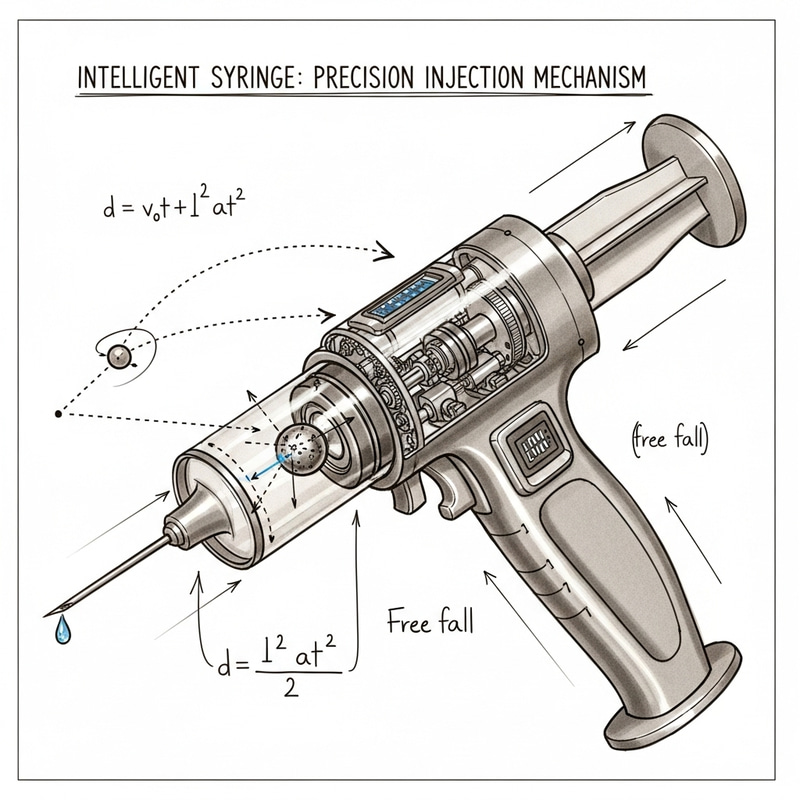 Smart Syringe: Utilizing Projectile Motion & Free Fall for Precise Injections Smart Syringe: Utilizing Projectile Motion & Free Fall for Precise Injections