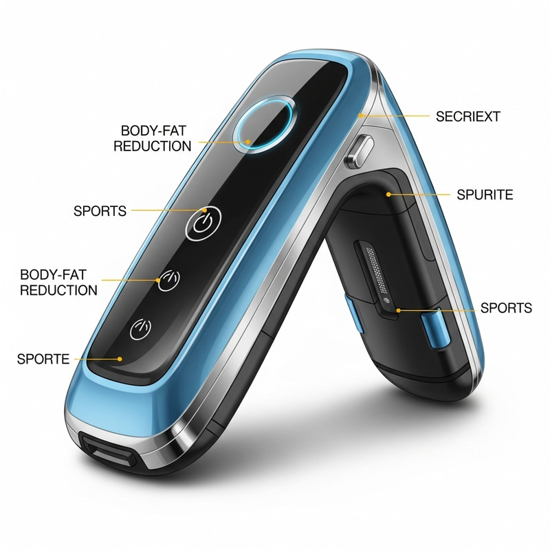 Sleek Fitness Device for Body Fat Reduction | Sports-Inspired Design Sleek Fitness Device for Body Fat Reduction | Sports-Inspired Design