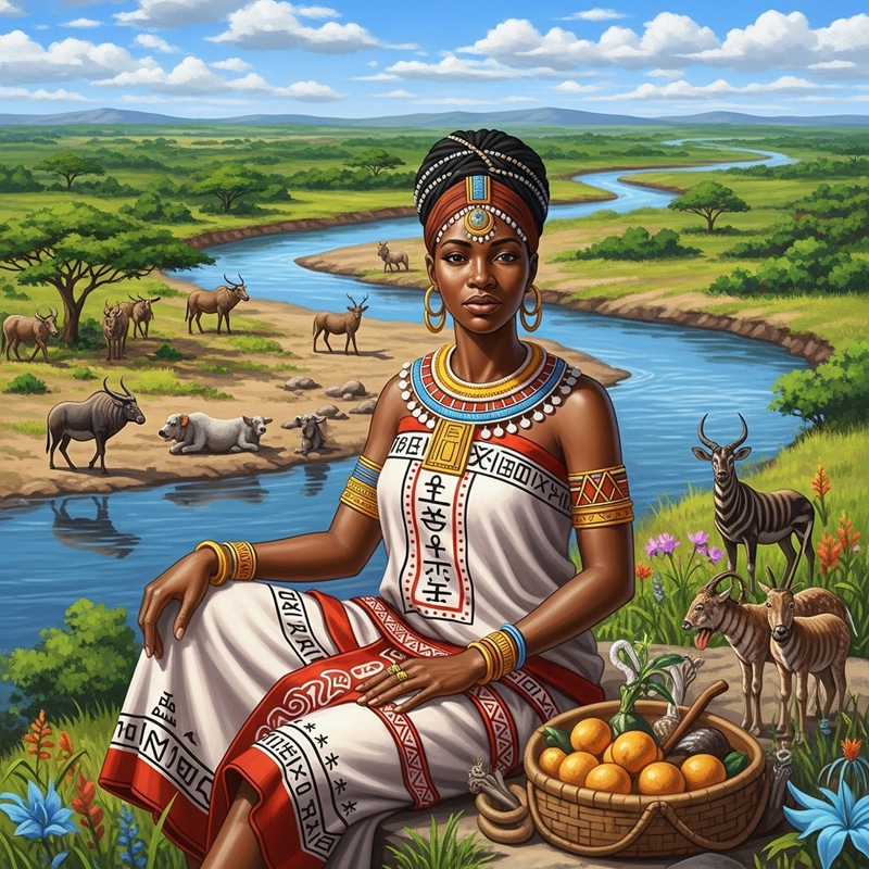 African River Goddess | Majesty & Serenity of Nature African River Goddess | Majesty & Serenity of Nature