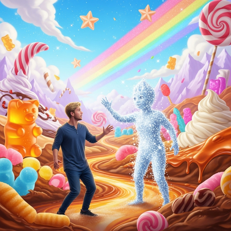 Blondie's Sweet Confection Date with Sugar in the Sweet World