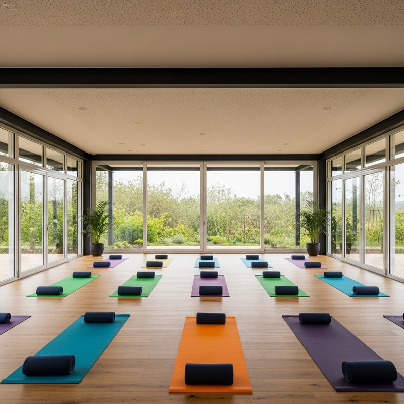 Serenity Yoga Studio Amidst Lush Greenery Serenity Yoga Studio Amidst Lush Greenery