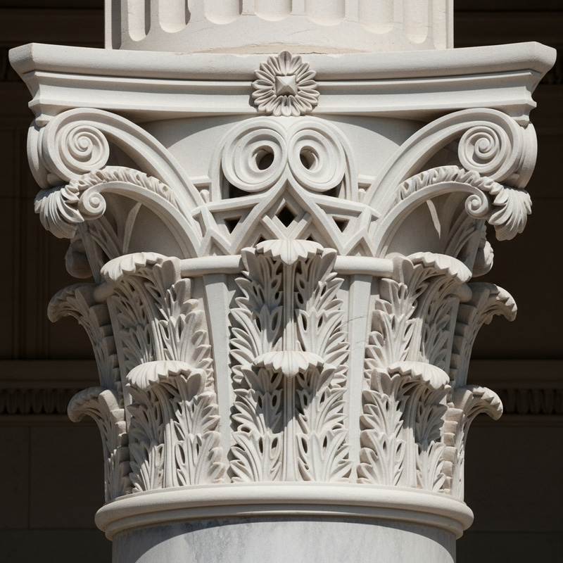 Geometric Roman Architecture Capital Design | Create a Geometric Capital Geometric Roman Architecture Capital Design | Create a Geometric Capital