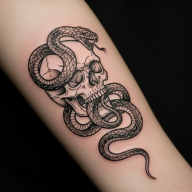 Dark Mark Tattoo Design from Harry Potter Dark Mark Tattoo Design from Harry Potter