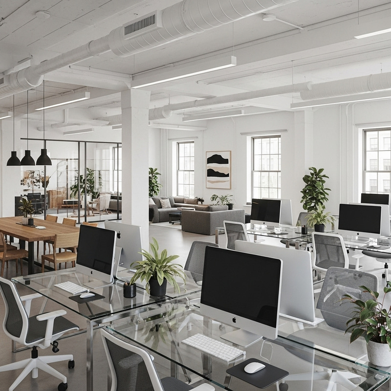 Serene Startup Office Design | Innovative Workspace Serene Startup Office Design | Innovative Workspace