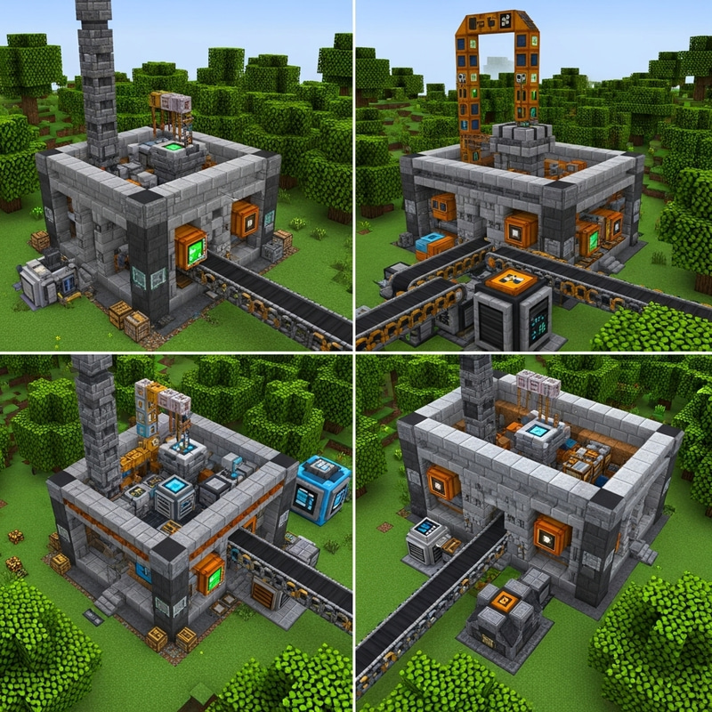 Minecraft Industrial Mode: Advanced Structures Minecraft Industrial Mode: Advanced Structures