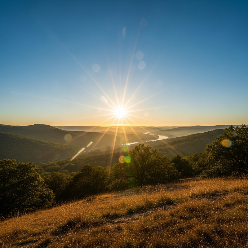 Golden Sun: Magnificent Radiance in Azure Sky Golden Sun: Magnificent Radiance in Azure Sky