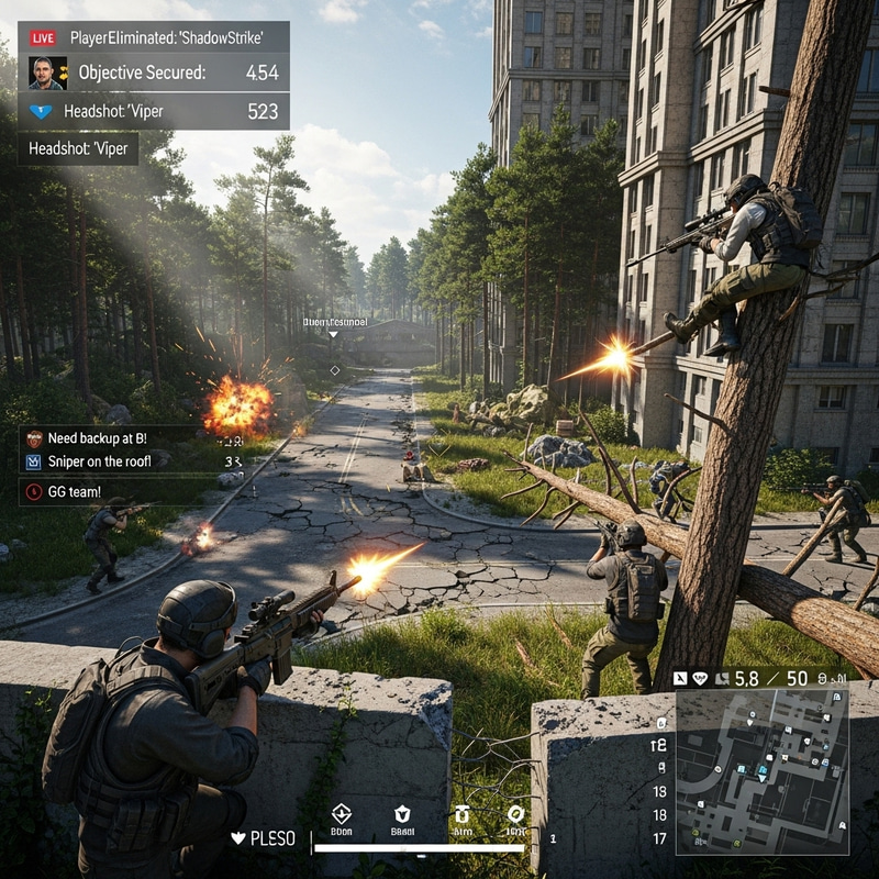 PUBG Shootout Scene | Multiplayer Gaming Environment PUBG Shootout Scene | Multiplayer Gaming Environment