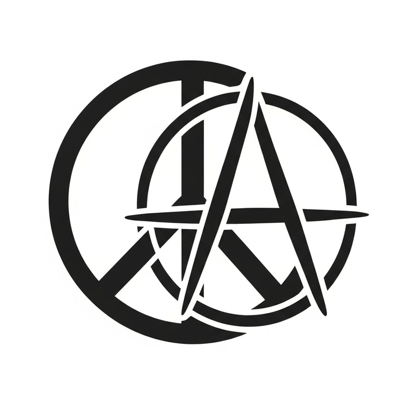 Unique Peace and Anarchy Stencil Design Unique Peace and Anarchy Stencil Design