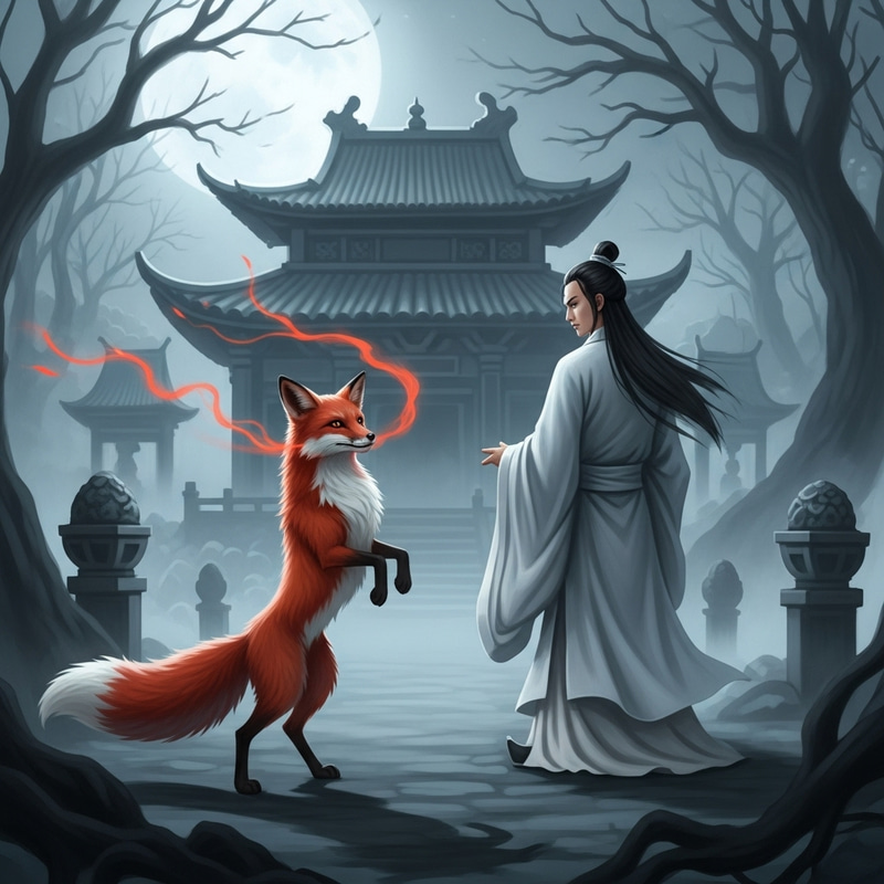Eternal Fox Spirit and Bai Wuchang in Chinese Folklore Eternal Fox Spirit and Bai Wuchang in Chinese Folklore