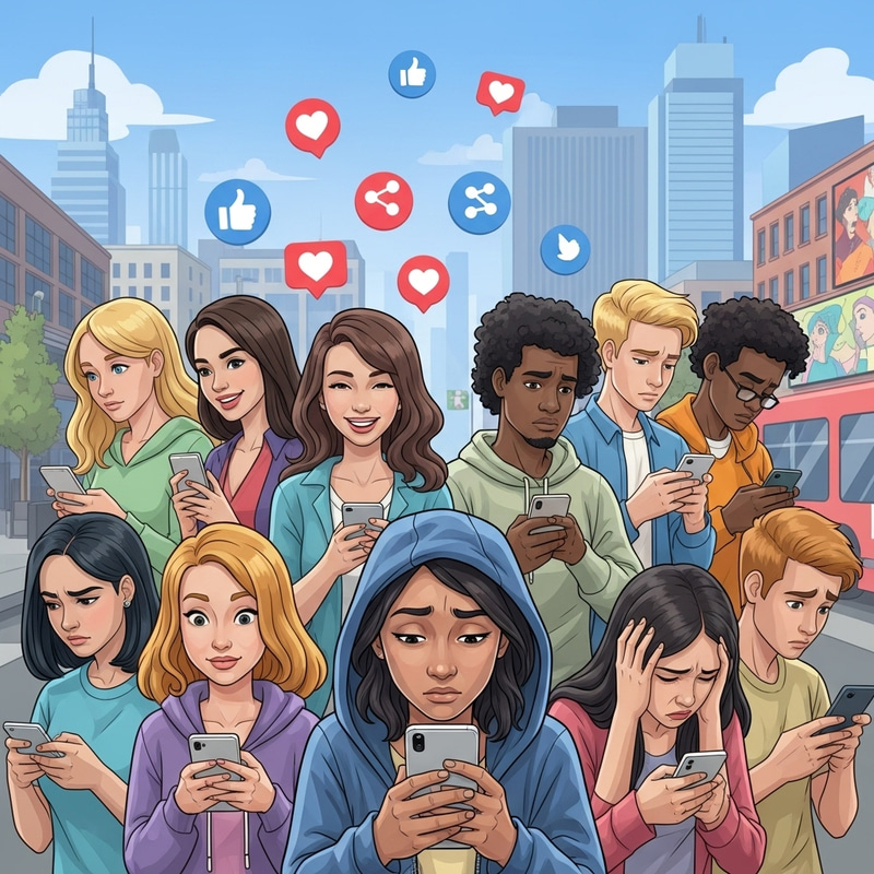 Impacts of Social Media on Gen Z: Diverse Teens with Positive & Negative Effects Impacts of Social Media on Gen Z: Diverse Teens with Positive & Negative Effects