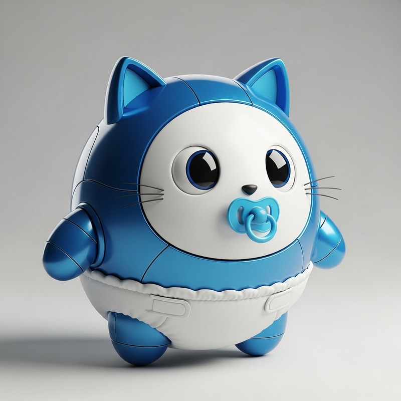 Doraemon Diapers - Cute Robotic Cat with Blue Body Doraemon Diapers - Cute Robotic Cat with Blue Body