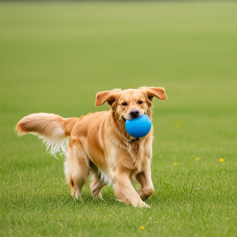 Playful Dog Frolicking in the Summer Sun Playful Dog Frolicking in the Summer Sun