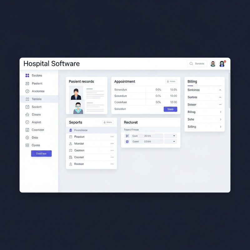 Hospital Software Minimalist Design | User-Friendly Hospital Software Minimalist Design | User-Friendly