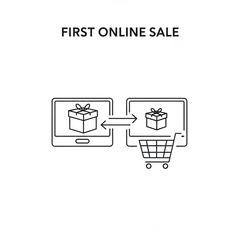 First Online Sale with Minimalistic Design First Online Sale with Minimalistic Design
