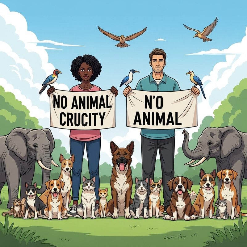 Take a Stand for Animal Rights | Empowering Image of Defiance