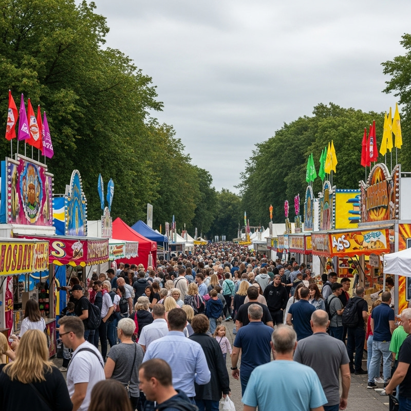 Vibrant Outdoor Fair: Joyful Celebration of Colors, Food & Music Vibrant Outdoor Fair: Joyful Celebration of Colors, Food & Music