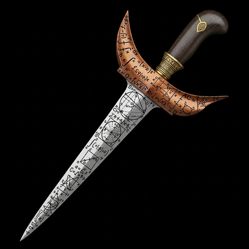 Mathematical Keris - Handcrafted Blade Infused with Mathematical Wisdom Mathematical Keris - Handcrafted Blade Infused with Mathematical Wisdom