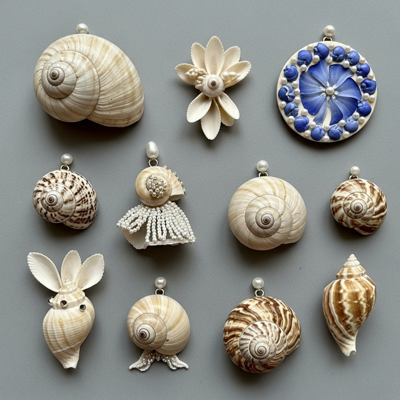 Handcrafted Periwinkle & Shell Artworks | Unique Creations Handcrafted Periwinkle & Shell Artworks | Unique Creations