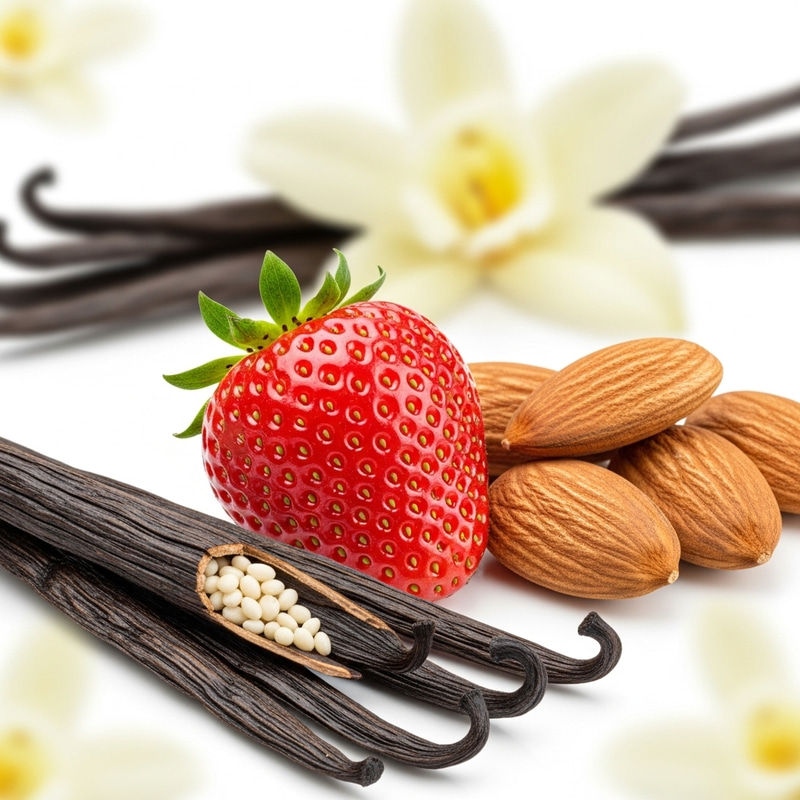 Strawberry, Vanilla Bean, and Almond Delight Strawberry, Vanilla Bean, and Almond Delight