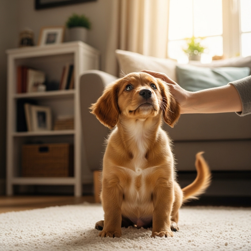 Adorable Puppy in Love | Sweet and Tender Moment