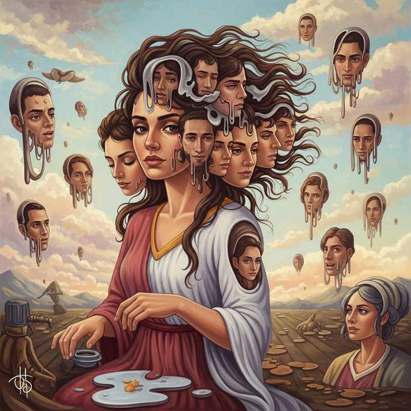 Embracing Interconnectedness: Surreal Mosaic of Melting Elements Embracing Interconnectedness: Surreal Mosaic of Melting Elements