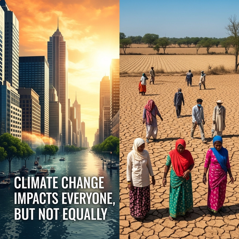 Climate Change Impacts Everyone Unequally