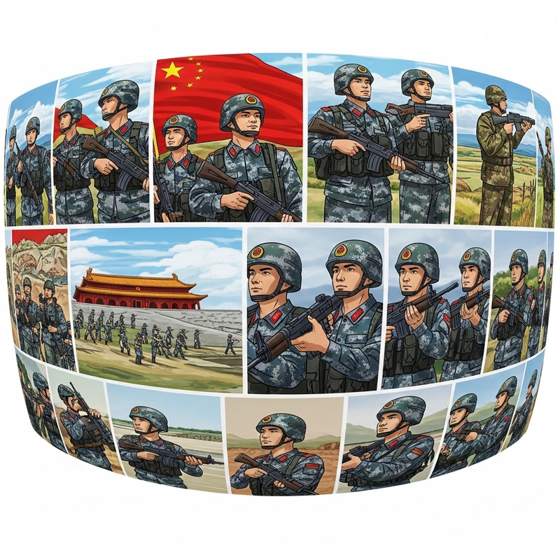 Dedicated Chinese Border Soldiers Safeguarding National Security