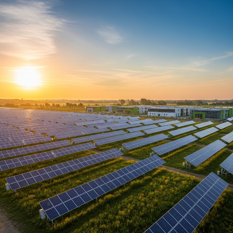 Synergy of Modern Solar Park Projects