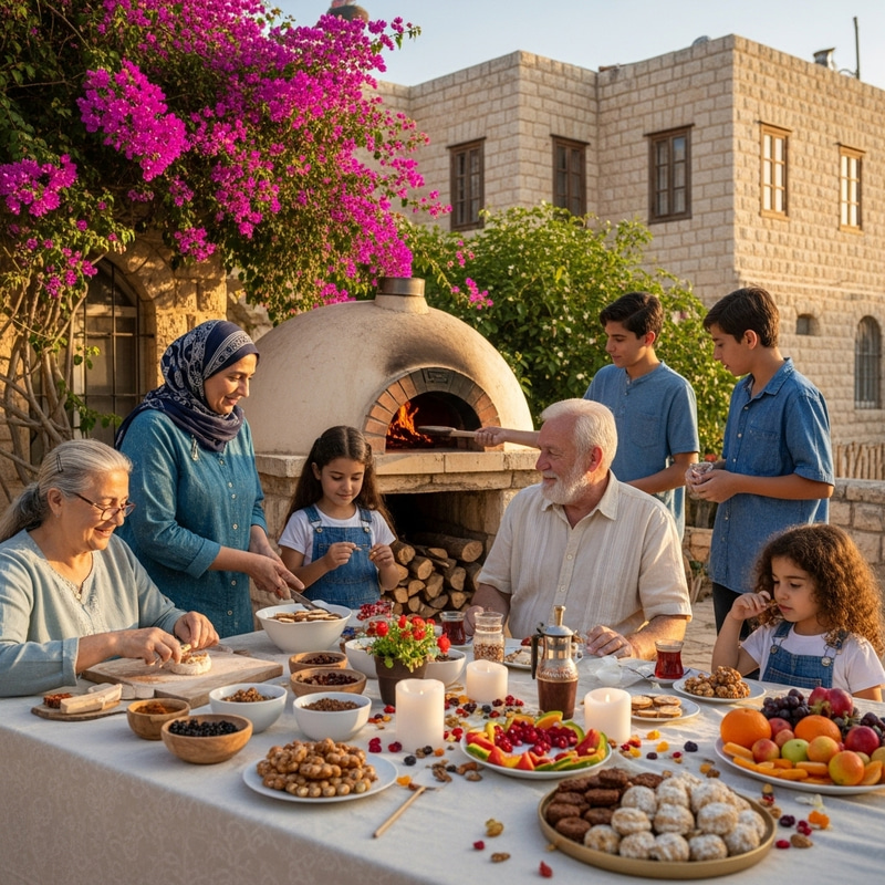 Celebrating Family Traditions in an Ancient Levantine Village Celebrating Family Traditions in an Ancient Levantine Village