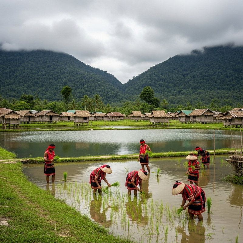 Serene Village in the Philippines: A Snapshot of Tradition and Purity