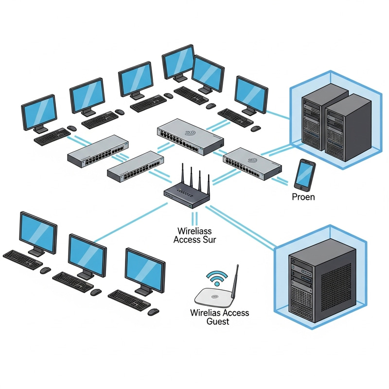 Modern Office Network Structure Design Modern Office Network Structure Design