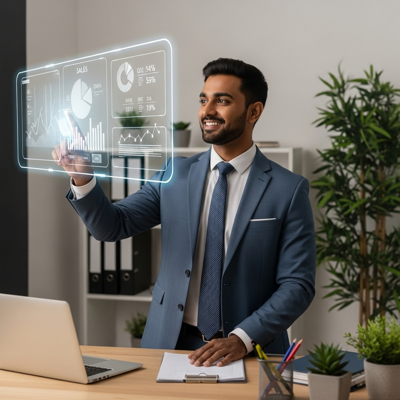 Ambitious South Asian Sales Executive with Futuristic Sales Vision Ambitious South Asian Sales Executive with Futuristic Sales Vision