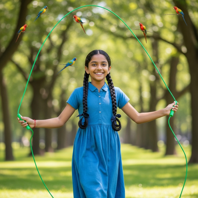 Playful South Asian Girl Enjoying Outdoor Activities | Pure Joy Playful South Asian Girl Enjoying Outdoor Activities | Pure Joy