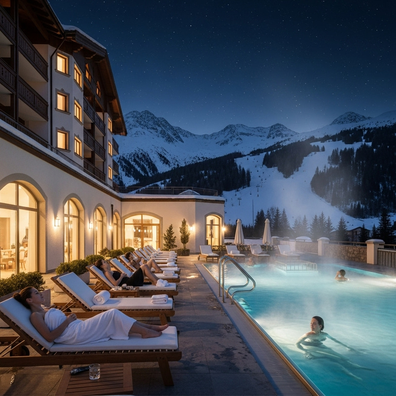 Luxury Chalet-Style Hotel with Spa & Pool at Mountain Ski Resort Luxury Chalet-Style Hotel with Spa & Pool at Mountain Ski Resort