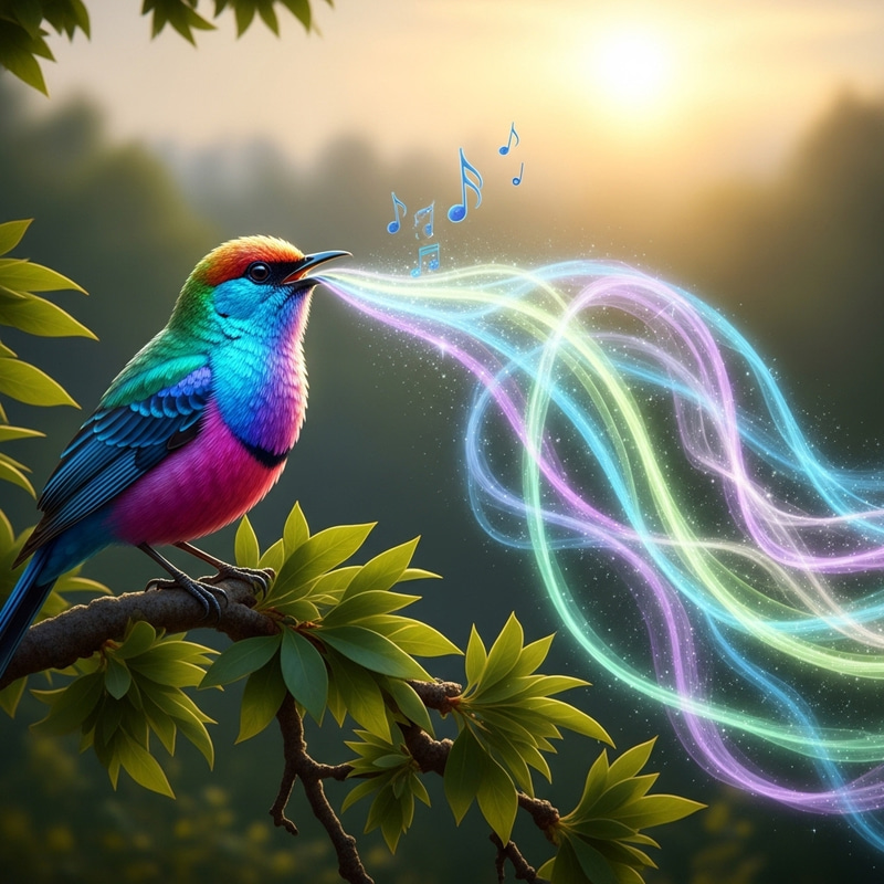 Healing Melodies: The Bird's Soothing Voice Healing Melodies: The Bird's Soothing Voice