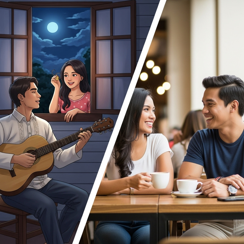 Contrasting Old and New Courtship in the Philippines Contrasting Old and New Courtship in the Philippines