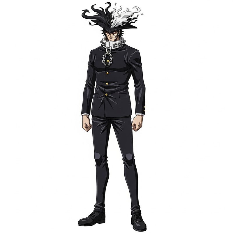 Jotaro - Stern Male Character in Japanese School Uniform Jotaro - Stern Male Character in Japanese School Uniform