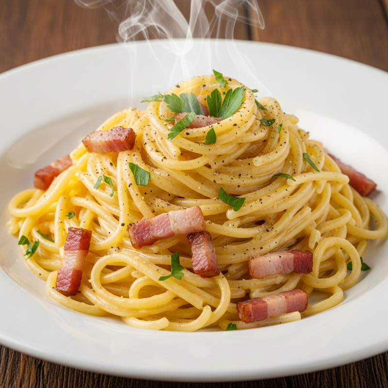 Traditional Pasta Carbonara: Delicious Italian Dish