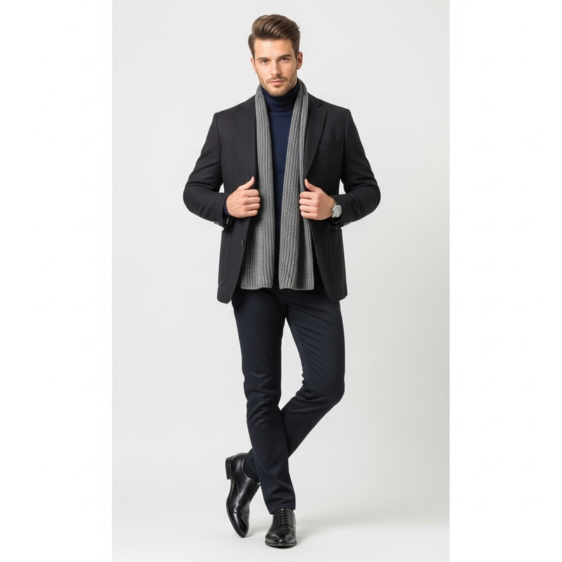 Sleek 44-Year-Old Male with Modern Style Sleek 44-Year-Old Male with Modern Style