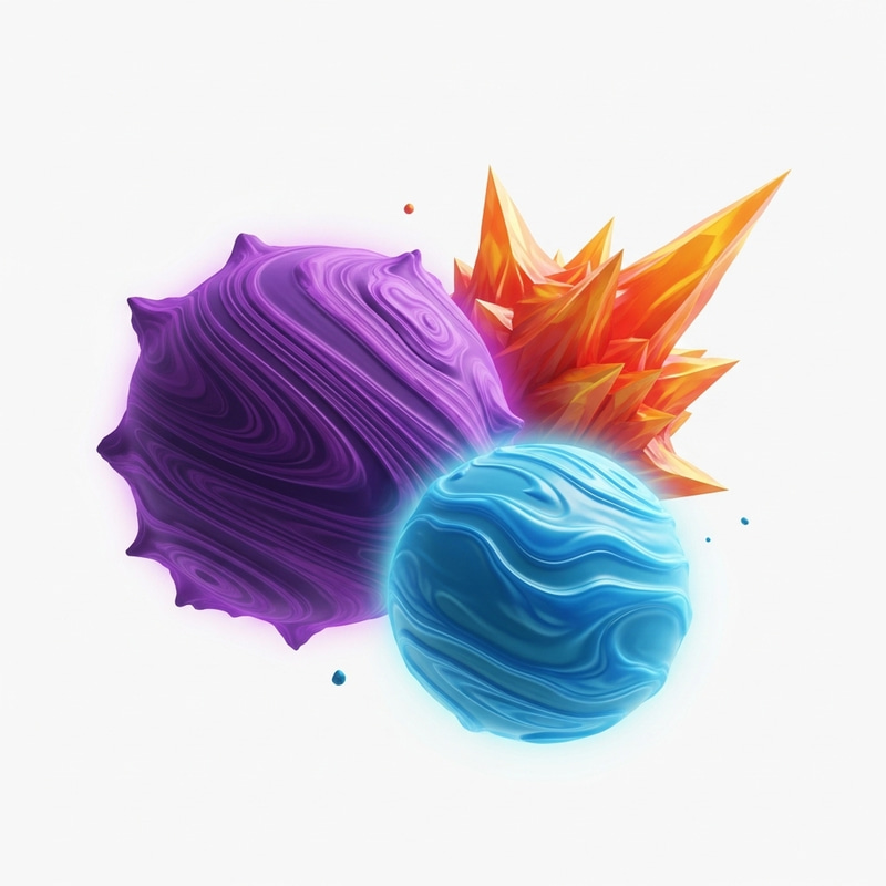 Unique Landmasses on Alien Planet with Vibrant Colors