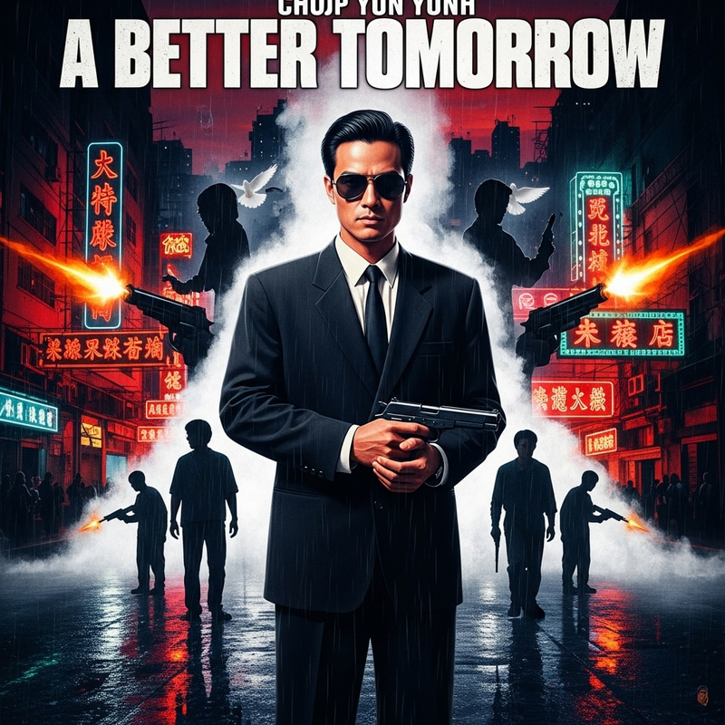 Chow Yun-fat in Action: A Better Tomorrow Film Tribute