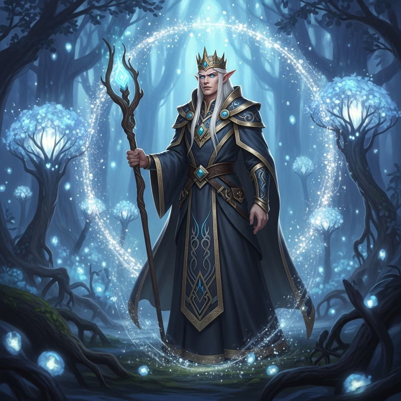 Elf King in Fantasy Slash