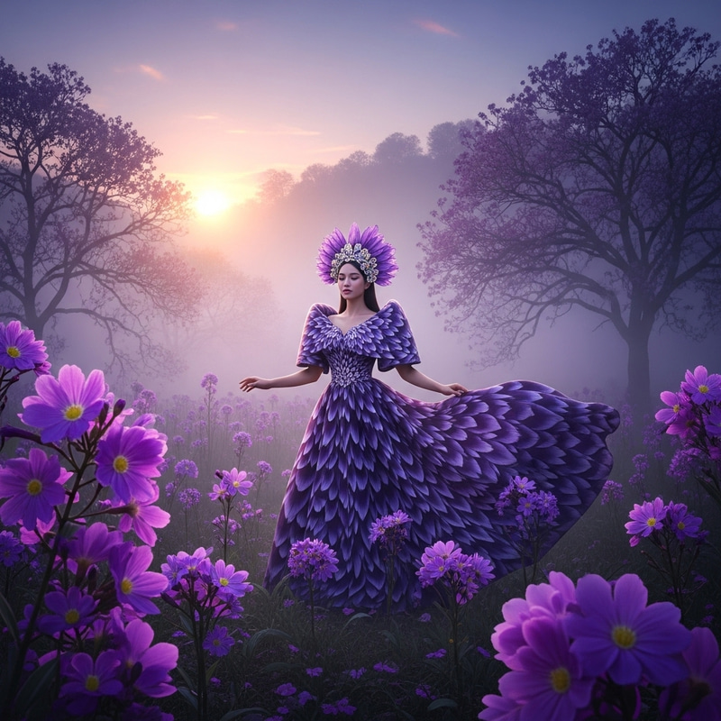 Modern Filipiniana Diwata | Waling-Waling Inspired Attire Modern Filipiniana Diwata | Waling-Waling Inspired Attire