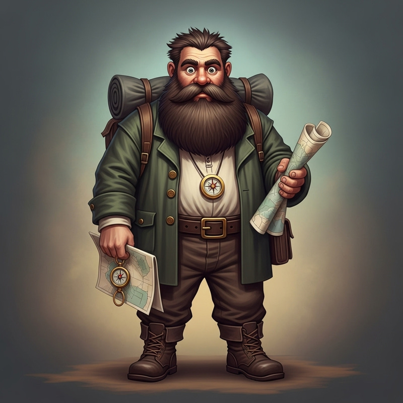 Lost Bearded Explorer: A Tale of Resilience and Endurance