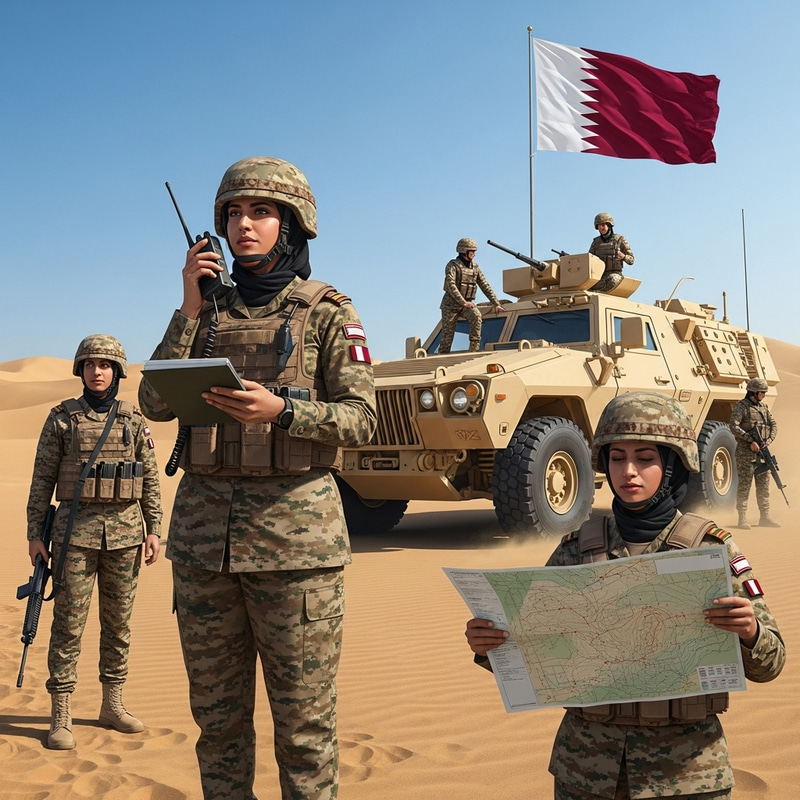 Qatari Women in Army: Serving with Honor Qatari Women in Army: Serving with Honor